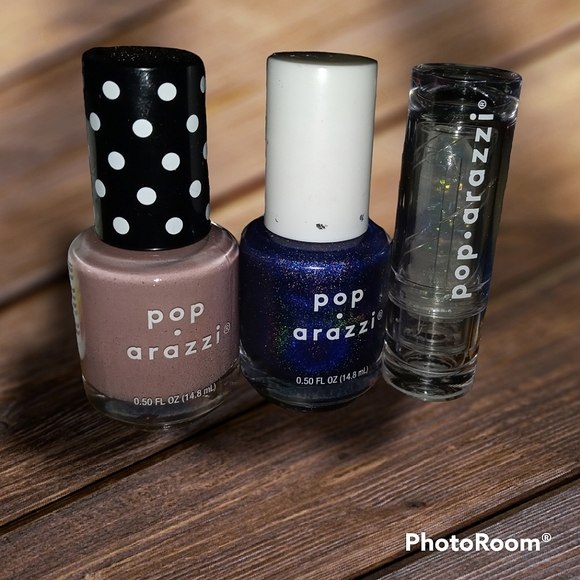 Pop·arazzi Other - 🐊10 for $10🐊 3 Piece Pop·arazzi Nail Polish & Lip Balm Bundle *SEE DETAILS!*